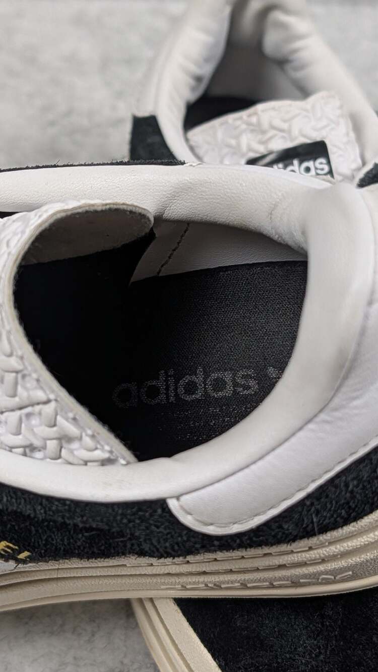 Adidas Gazelle Bold Core Black White Athletic Sneakers 6.5 - Picture 6 of 13